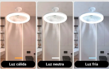 FOCO LED CON VENTILADOR